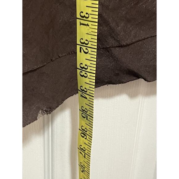 London Times Women’s Sable Brown Flutter Sleeve Cocktail Dress w/Rosette Size 6 - Picture 7 of 16